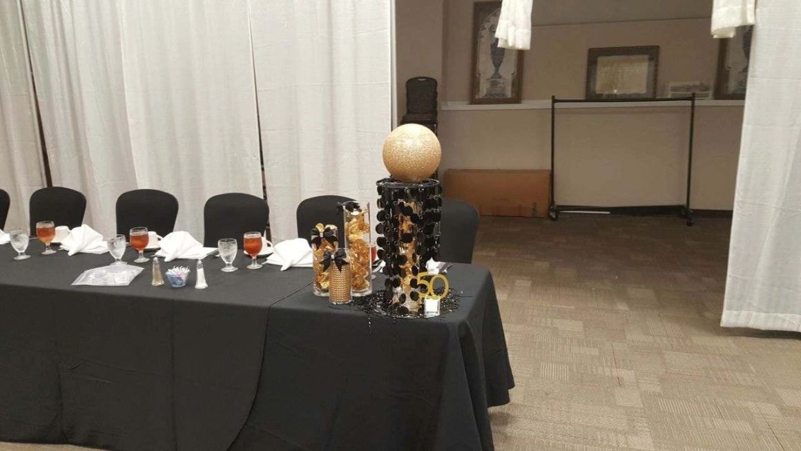 Black and gold celebration